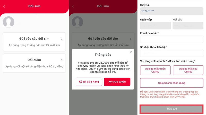 chuyển esim sang máy khác